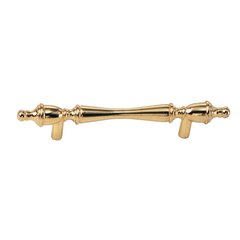 Classic Traditions 3 Inch Center to Center Polished Brass Cabinet Pull Classic Traditions 3 Inch Center to Center Polished Brass Cabinet Pull