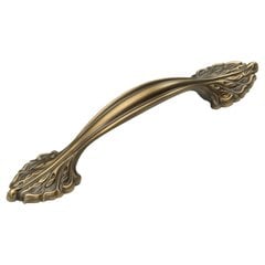 Corinthian 3-3/4 Inch Center to Center Redington Brass Cabinet Pull Corinthian 3-3/4 Inch Center to Center Redington Brass Cabinet Pull