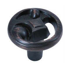 Durham 1-1/8 Inch Diameter Vintage Bronze Cabinet Knob Durham 1-1/8 Inch Diameter Vintage Bronze Cabinet Knob