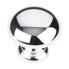 Geneva 1-1/4 Inch Diameter Polished Chrome Cabinet Knob Geneva 1-1/4 Inch Diameter Polished Chrome Cabinet Knob