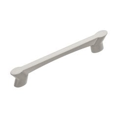 Wisteria 3-3/4 Inch Center to Center Satin Nickel Cabinet Pull Wisteria 3-3/4 Inch Center to Center Satin Nickel Cabinet Pull