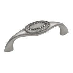 Opulence 3 Inch Center to Center Weathered Nickel Cabinet Pull Opulence 3 Inch Center to Center Weathered Nickel Cabinet Pull