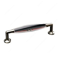 Clear 6-5/16 Inch Center to Center Brushed Nickel,Clear Cabinet Pull Clear 6-5/16 Inch Center to Center Brushed Nickel,Clear Cabinet Pull