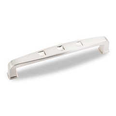 Modena 5-1/16 Inch Center to Center Satin Nickel Cabinet Pull Modena 5-1/16 Inch Center to Center Satin Nickel Cabinet Pull