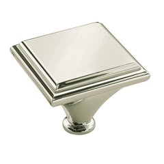 Manor 1-7/16 Inch Diameter Polished Nickel Cabinet Knob Manor 1-7/16 Inch Diameter Polished Nickel Cabinet Knob