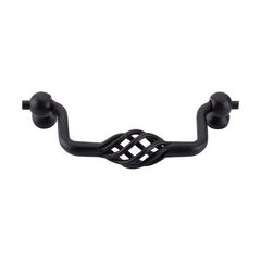 Normandy 3-3/4 Inch Center to Center Patina Black Cabinet Bail Pull Normandy 3-3/4 Inch Center to Center Patina Black Cabinet Bail Pull