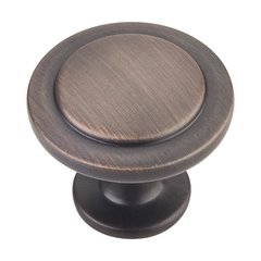 Gatsby 1-1/4 Inch Diameter Dark Brushed Antique Copper Cabinet Knob Gatsby 1-1/4 Inch Diameter Dark Brushed Antique Copper Cabinet Knob