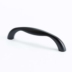 Valencia 3-3/4 Inch Center to Center Dull Black Cabinet Pull Valencia 3-3/4 Inch Center to Center Dull Black Cabinet Pull