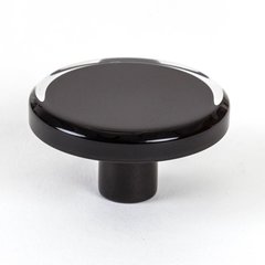 Next 2 Inch Diameter Black Transparent Cabinet Knob Next 2 Inch Diameter Black Transparent Cabinet Knob