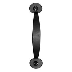 Smooth Iron 3-5/8 Inch Center to Center Black Iron Cabinet Pull Smooth Iron 3-5/8 Inch Center to Center Black Iron Cabinet Pull