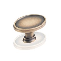 Regency 1-9/16 Inch Diameter Antique Brushed Satin Brass Cabinet Knob Regency 1-9/16 Inch Diameter Antique Brushed Satin Brass Cabinet Knob