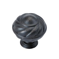 French Country Knob 1-5/16 inch Diameter Vintage Bronze French Country Knob 1-5/16 inch Diameter Vintage Bronze