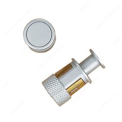Recession 1 Inch Diameter Matte Chrome Cabinet Knob Recession 1 Inch Diameter Matte Chrome Cabinet Knob