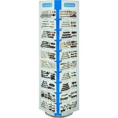 Showroom Tower - Amerock 4 Sided Display Tower-Gray Showroom Tower - Amerock 4 Sided Display Tower-Gray