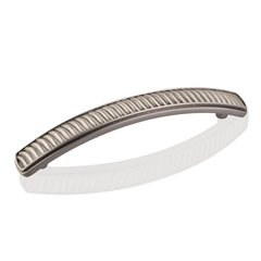 Encada 1 3-3/4 Inch Center to Center Bright Nickel Brushed with Dull Lacquer Cabinet Pull Encada 1 3-3/4 Inch Center to Center Bright Nickel Brushed with Dull Lacquer Cabinet Pull