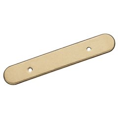 Royal Family 3 Inch Center to Center Burnished Brass Back-plate Royal Family 3 Inch Center to Center Burnished Brass Back-plate