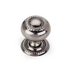 Rhodes 1-1/4 Inch Diameter Bright Nickel Brushed Cabinet Knob Rhodes 1-1/4 Inch Diameter Bright Nickel Brushed Cabinet Knob
