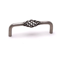 Provence 4 Inch Center to Center Pewter French Iron Cabinet Pull Provence 4 Inch Center to Center Pewter French Iron Cabinet Pull
