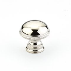 Atherton 1-1/4 Inch Diameter Polished Nickel Cabinet Knob Atherton 1-1/4 Inch Diameter Polished Nickel Cabinet Knob