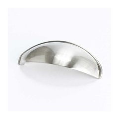 Advantage Plus 3 2-1/2 Inch Center to Center Brushed Nickel Cabinet Cup Pull Advantage Plus 3 2-1/2 Inch Center to Center Brushed Nickel Cabinet Cup Pull