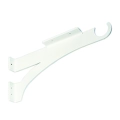Utility Closet Bracket 16.5" X 7.25" Flat White Utility Closet Bracket 16.5" X 7.25" Flat White