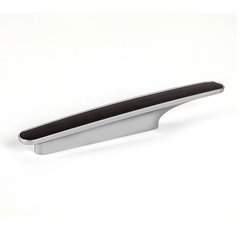 Code 3-3/4 Inch Center to Center Black Satin Chrome Cabinet Pull Code 3-3/4 Inch Center to Center Black Satin Chrome Cabinet Pull