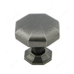 Traditional Cast Iron 1-1/4 Inch Diameter Natural Iron Cabinet Knob Traditional Cast Iron 1-1/4 Inch Diameter Natural Iron Cabinet Knob