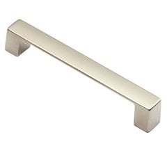 Italian Designs Classico 7-9/16 Inch Center to Center Smooth Satin Nickel Cabinet Pull Italian Designs Classico 7-9/16 Inch Center to Center Smooth Satin Nickel Cabinet Pull