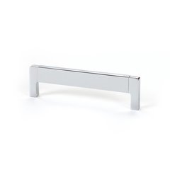 Lungo 5-1/16 Inch Center to Center Polished Chrome Cabinet Pull Lungo 5-1/16 Inch Center to Center Polished Chrome Cabinet Pull