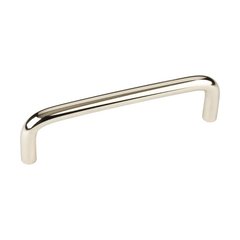 Torino 3-3/4 Inch Center to Center Polished Brass Plated Steel Cabinet Pull Torino 3-3/4 Inch Center to Center Polished Brass Plated Steel Cabinet Pull
