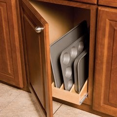 Tray Roll-out For 9" Base Cabinet-1 Divider Tray Roll-out For 9" Base Cabinet-1 Divider