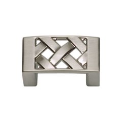 Lattice 1-1/4 Inch Center to Center Brushed Nickel Cabinet Pull Lattice 1-1/4 Inch Center to Center Brushed Nickel Cabinet Pull
