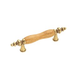 Woodgrain Pull 3 inch Center to Center Oak Woodgrain Pull 3 inch Center to Center Oak
