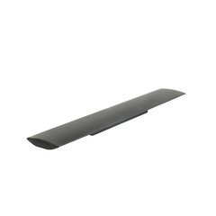 Cut Out 3-3/4 Inch Center to Center Matte Black Cabinet Pull Cut Out 3-3/4 Inch Center to Center Matte Black Cabinet Pull