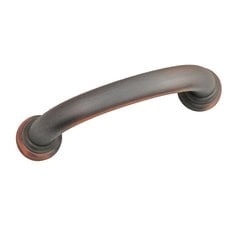 Zephyr 3 Inch Center to Center Oil Rubbed Bronze Highlighted Cabinet Pull Zephyr 3 Inch Center to Center Oil Rubbed Bronze Highlighted Cabinet Pull