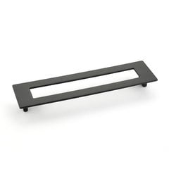 Finestrino 7-9/16 Inch Center to Center Matte Black Cabinet Pull Finestrino 7-9/16 Inch Center to Center Matte Black Cabinet Pull