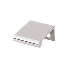 Mercer 5/8 Inch Center to Center Polished Nickel Finger Pull Mercer 5/8 Inch Center to Center Polished Nickel Finger Pull