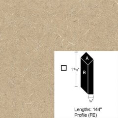 Wilsonart Bevel Edge - Natural Tigris - 12 Ft Wilsonart Bevel Edge - Natural Tigris - 12 Ft