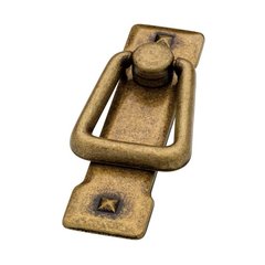 Mission 2-1/4 Inch Center to Center Antique Brass Cabinet Bail Pull Mission 2-1/4 Inch Center to Center Antique Brass Cabinet Bail Pull