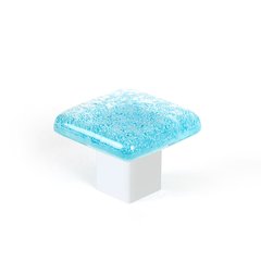 Aqua 1-3/8 Inch Diameter Light Blue Cabinet Knob Aqua 1-3/8 Inch Diameter Light Blue Cabinet Knob