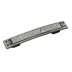 Arts & Crafts 3-3/4 Inch Center to Center Antique Pewter Cabinet Pull Arts & Crafts 3-3/4 Inch Center to Center Antique Pewter Cabinet Pull