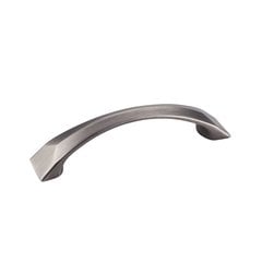 Cairo 3-3/4 Inch Center to Center Brushed Pewter Cabinet Pull Cairo 3-3/4 Inch Center to Center Brushed Pewter Cabinet Pull