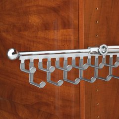 Tie/Scarf 14 inch Organizer Chrome Tie/Scarf 14 inch Organizer Chrome