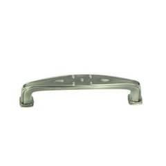 Milan 3-3/4 Inch Center to Center Weathered Nickel Cabinet Pull Milan 3-3/4 Inch Center to Center Weathered Nickel Cabinet Pull
