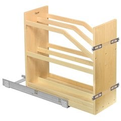 Pullout Cookie Tray Organizer 5-1/2 inch W Maple Pullout Cookie Tray Organizer 5-1/2 inch W Maple