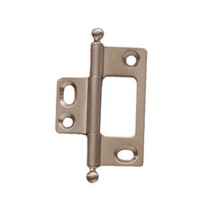 Elite Non-Mortised Butt Hinge 50X37mm - Brushed Nickel Elite Non-Mortised Butt Hinge 50X37mm - Brushed Nickel