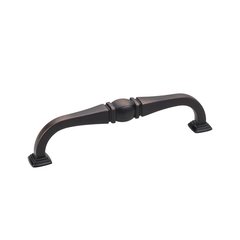 Katharine 5-1/16 Inch Center to Center Brushed Oil Rubbed Bronze Cabinet Pull Katharine 5-1/16 Inch Center to Center Brushed Oil Rubbed Bronze Cabinet Pull