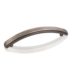 Encada 2 3-3/4 Inch Center to Center Bright Nickel Brushed with Dull Lacquer Cabinet Pull Encada 2 3-3/4 Inch Center to Center Bright Nickel Brushed with Dull Lacquer Cabinet Pull