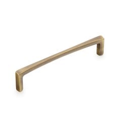 Italian Contemporary 6 Inch Center to Center Light Bronze Cabinet Pull Italian Contemporary 6 Inch Center to Center Light Bronze Cabinet Pull