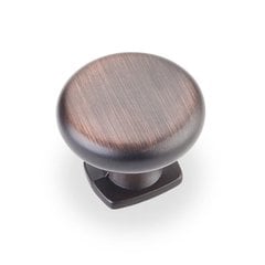 Belcastel 1 1-3/8 Inch Diameter Dark Brushed Antique Copper Cabinet Knob Belcastel 1 1-3/8 Inch Diameter Dark Brushed Antique Copper Cabinet Knob